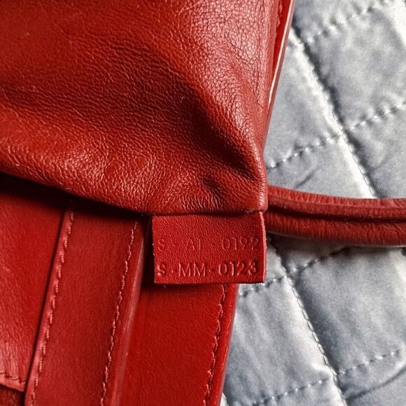 CELINE 
Smooth Calfskin Micro Luggage Red - Picture 6 of 8